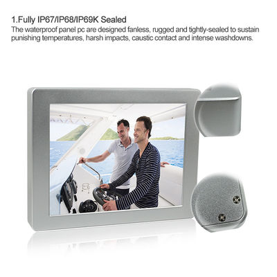 Qualität 10,4“ führte medizinische Platten-PC, Fingerspitzentablett-Computer FCC IP68 IP69K Fabrik